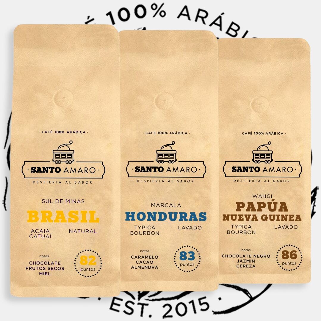 Café de especialidad Pack con Leche